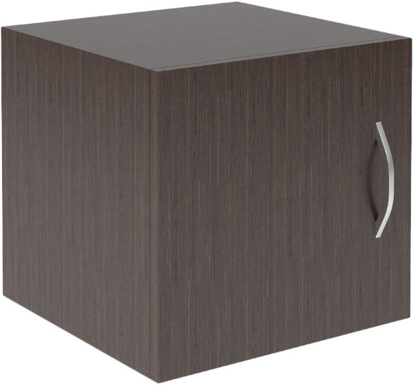 Антресоль узкая с глухой дверью SA-400.1(L) Легно темный 386х375х370