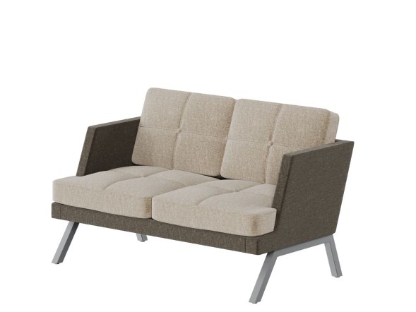 Aldo Диван двухместный с декором из пуговиц ALDB-02L 1430*875*890