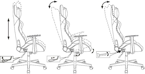 Кресло игровое Zombie Neo NEW ткань