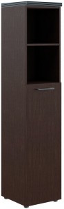 Шкаф колонка с глухой средней дверью и топом THC 42.6 Венге Магия 430х452х1968