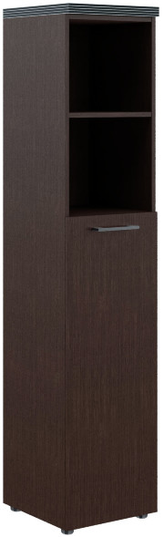 Шкаф колонка с глухой средней дверью и топом THC 42.6 Венге Магия 430х452х1968