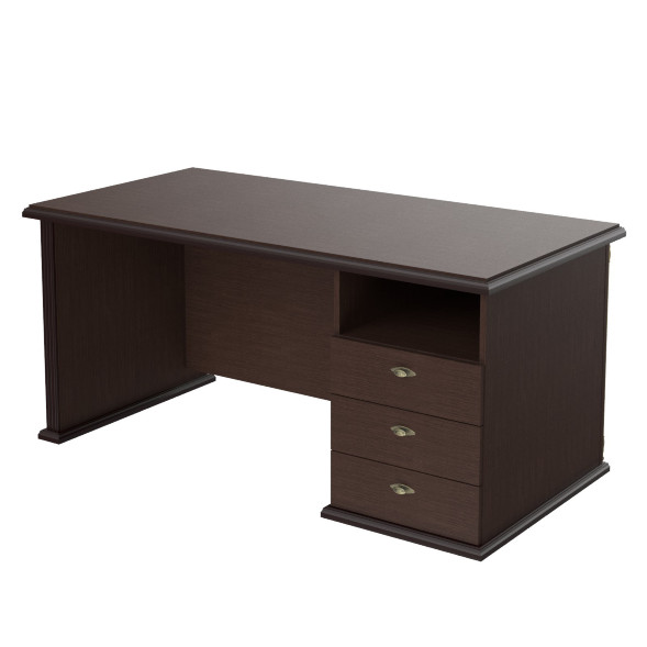 Стол руководителя однотумбовый RDT 168.A(R) 1600х800х750 RAUT