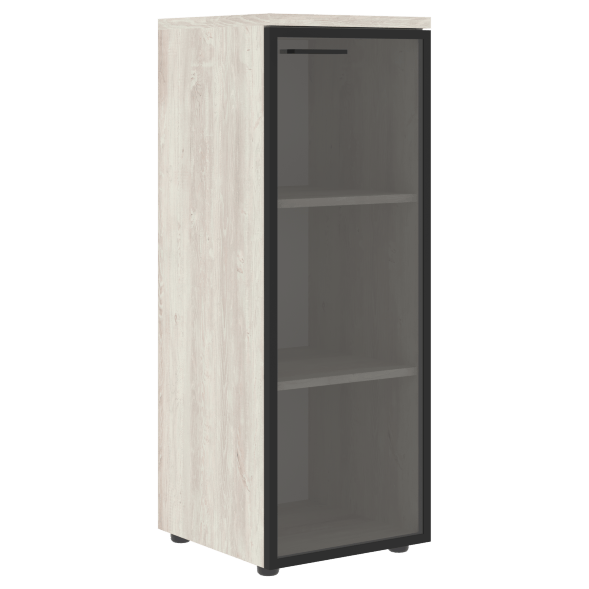 Шкаф колонка с стеклянной дверью в раме (R) и топом XMC 42.7.1(R) 432х432х119