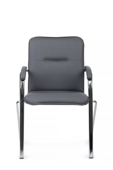 Стул Самба с мягкими подлокотниками SMB-01H Хром гальв