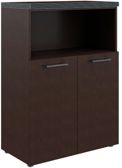 Шкаф с глухими малыми дверьми и топом TMC 85.3 Венге Магия 854х452х1203