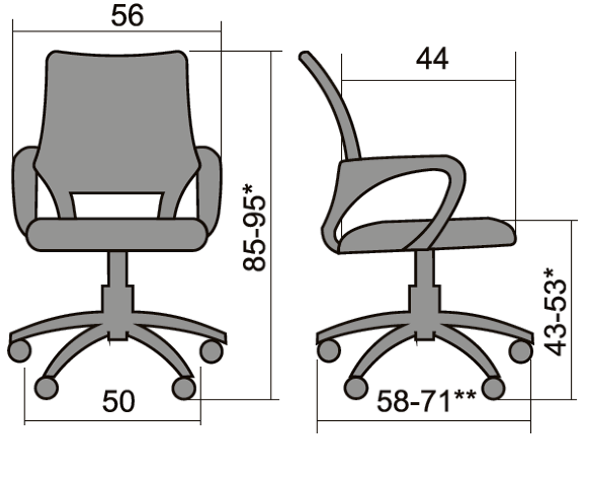 Кресло офисное Metta Metta CS-9