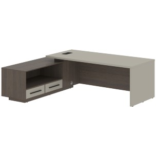 Стол руководителя с тумбой VCT 2319(L) 2300х1900х750 VELION