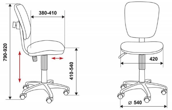 Кресло детское Бюрократ CH-204NX с рисунком